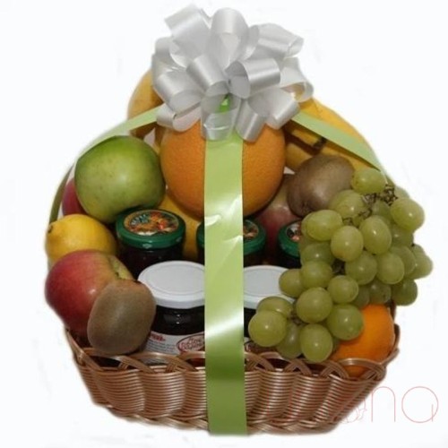Fruit and Jam Gift Basket (Regular)